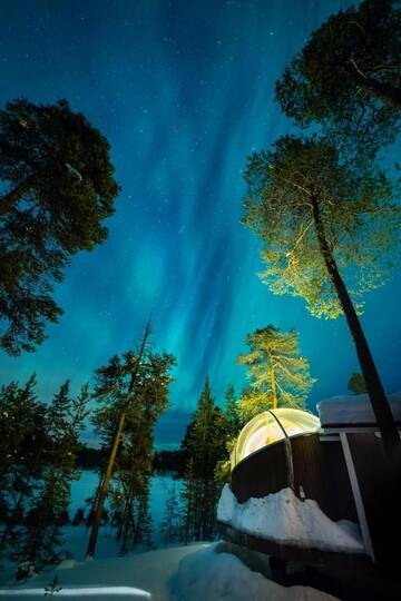 Фото номера Номер Aurora Bubble Отель Wilderness Hotel Nellim &amp; Igloos г. Неллимо 7