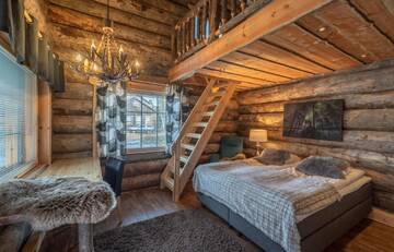 Фото номера Бревенчатый люкс Отель Wilderness Hotel Nellim &amp; Igloos г. Неллимо 3