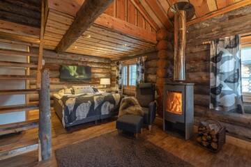 Фото номера Деревянный коттедж Отель Wilderness Hotel Nellim &amp; Igloos г. Неллимо 5
